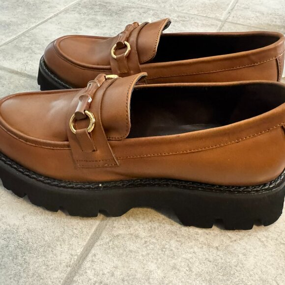 Rag & Bone Cheviot Chunky Leather Loafers - Picture 2 of 4